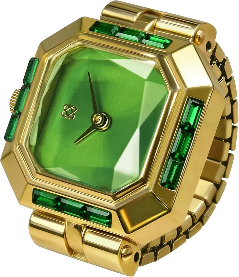 PASCAL Sofia Prism Watch Ring with 0.84 ct Lab-Grown Gemstone