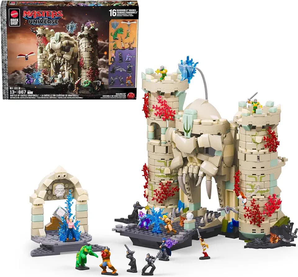 Mattel Brick Shop Masters of the Universe Battle of Castle Grayskull
