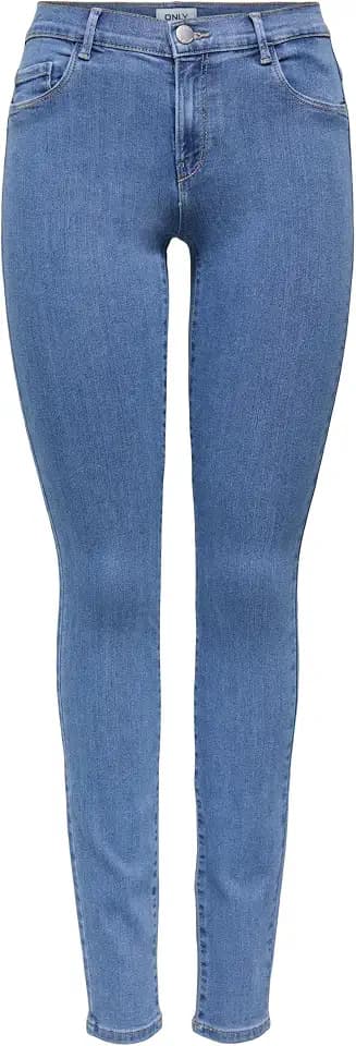 ONLY ONLRAIN REG Skinny DNM NOOS Frauen Jeans blau Basics, Streetwear