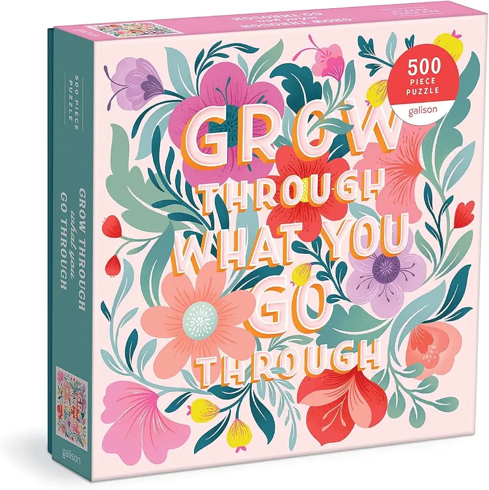 Galison - Grow Through What You Go Through 500 Piece Jigsaw Puzzle