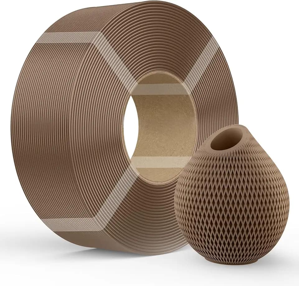 Creality PETG Filament,Refill Filament 1.75 mm 1kg für 3D-Drucker (2,2 lb) Refilament für Wiederverwendbare Spule for Bambu Lab, Maßgenauigkeit ±0,03 mm, PETG Braun