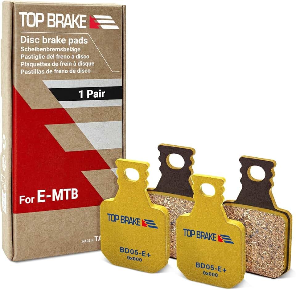 TOP BRAKE Scheibenbremsbeläge kompatibel mit MAGURA MT5 MT5E MT7 MT7 PRO MT Trail Front MT Thirty | MTB eMTB Trail All Mountain Downhill Enduro Race | 2026 iF Design Award