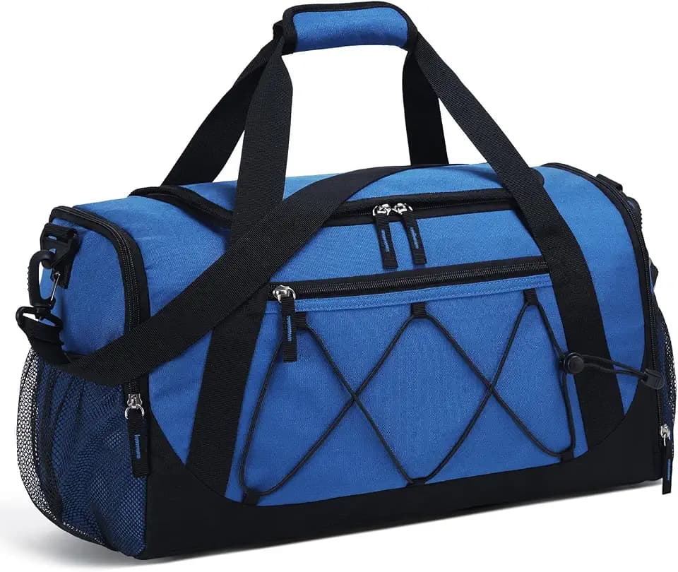 Vorspack 18 Inches Small Gym Bag for Men and Women with Shoe Compartment