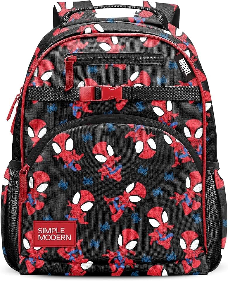 Simple Modern Marvel Spidey Kids Backpack for School, Girls, Boys | 12L