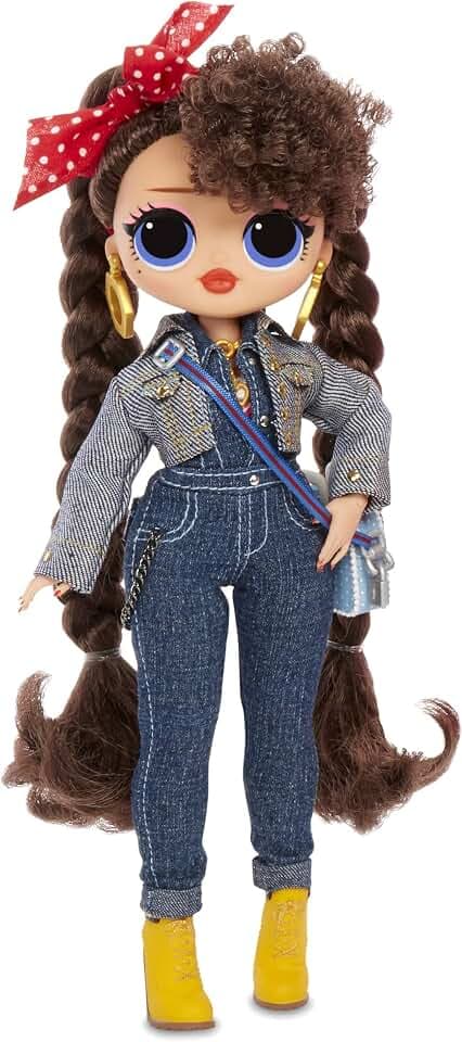 L.O.L. Surprise! 565116E7C O.M.G. Fashion Doll Busy B.B. Series 2, Ankleide- und Sammelpuppe mit Haaren und 20 Überraschungen, 27 cm