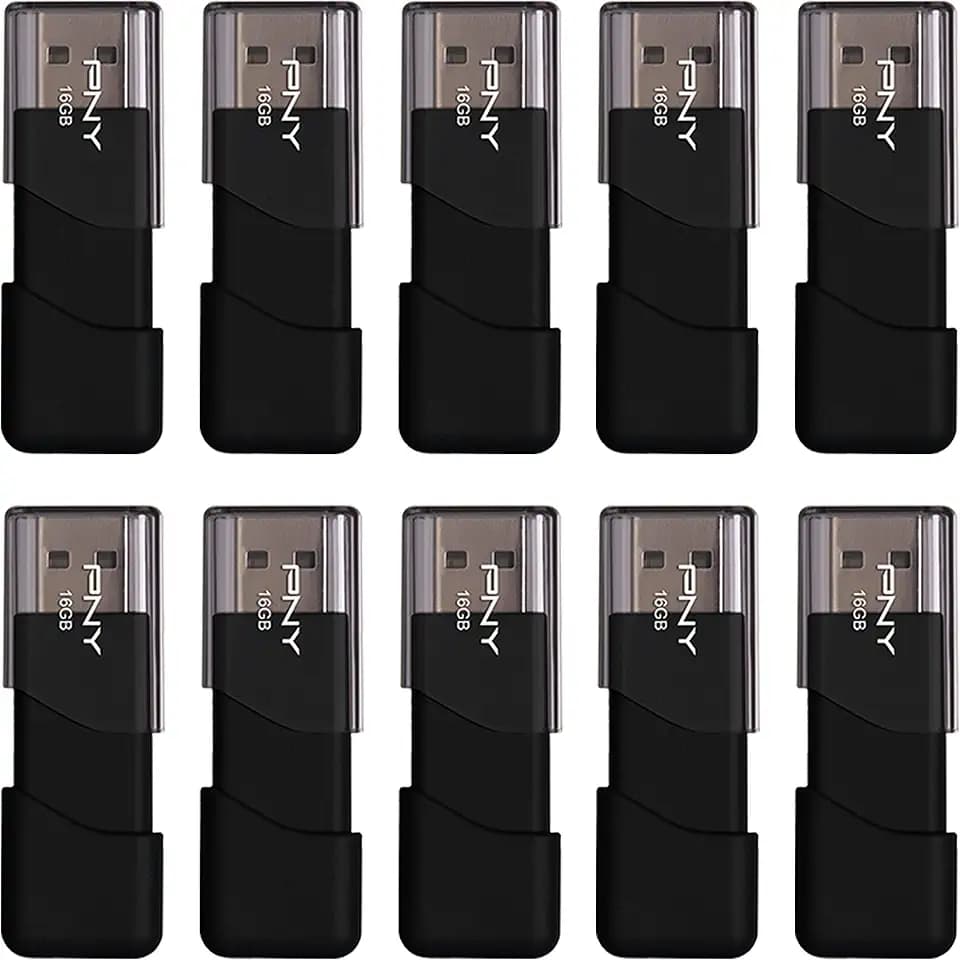 PNY 16GB Attaché 3 USB 2.0 Flash Drive 10-Pack