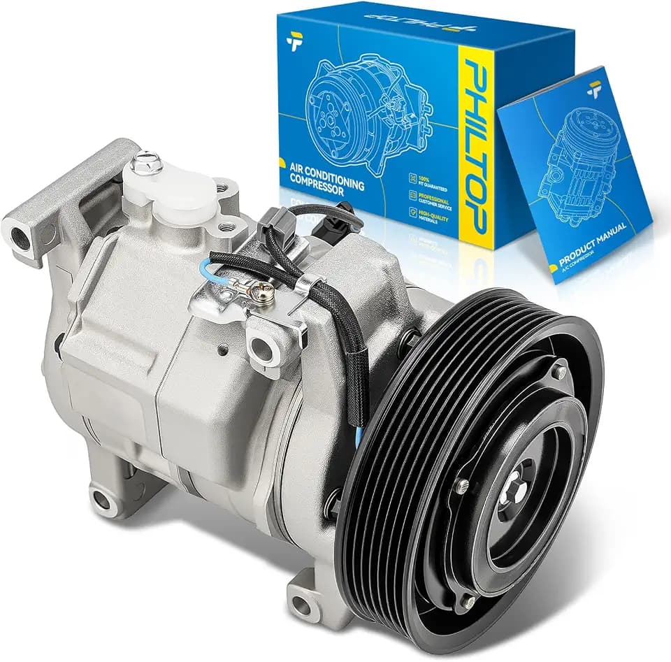PHILTOP 158333 NEW AC Compressor w/Clutch for Accord 2008-2012 2.4L