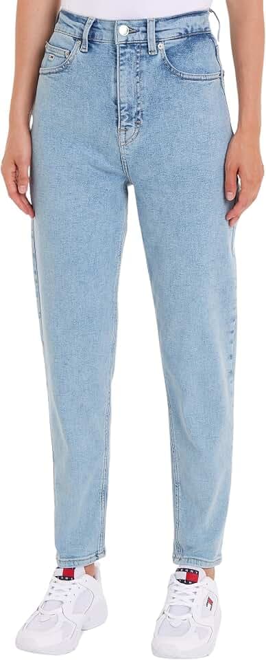 Tommy Jeans Damen Jeans Hose Slim Mom Fit