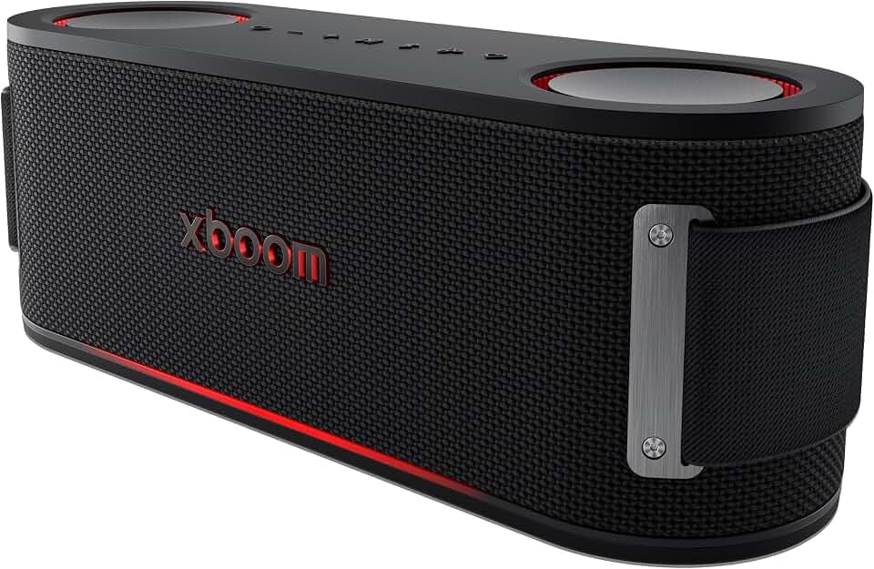 LG xboom Bounce by will.i.am, Portable Bluetooth Speaker for Sports and Athletes, up to 30 Hours of Playback, IP67 Dust and Water Resistant. Perfect for Basketball