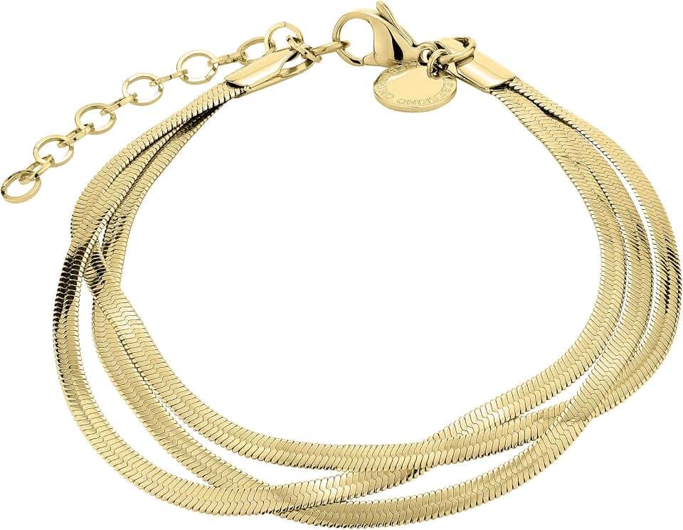 LIEBESKIND BERLIN Damen Sleekchain Armband– Edelstahl Armkette in verschiedenen Farben und Längen, größenverstellbar – zeitlos, modern und vielseitig kombinierbares Schmuckstück