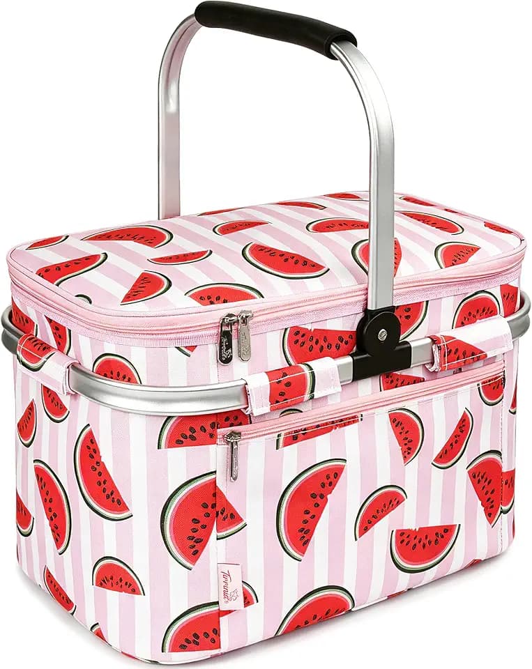 Tirrinia 34L Insulated Picnic Basket Cooler