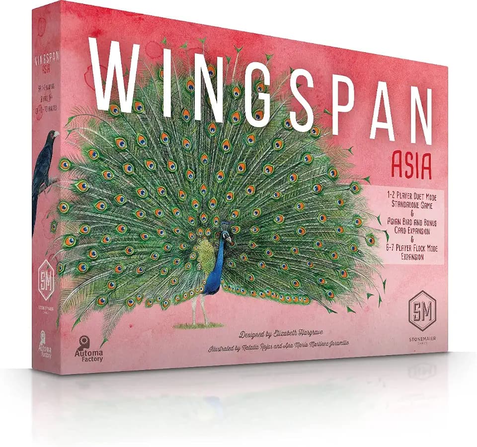 Stonemaier Games Flügelspannweite: Asien (eigenständige Erweiterung) | Brettspiel | ab 14 Jahren | 1–7 Spieler | 40–70 Minuten Spieldauer - Englische Sprache