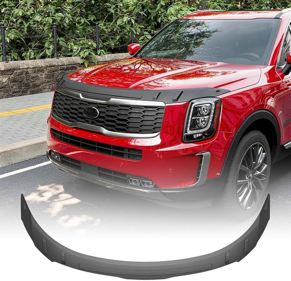 powoq Hood Deflector Hood Protector Compatible with 2020-2025 Kia Telluride
