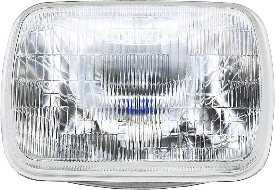fokes H4656 Super vision Halogen Sealed Beam Headlight Low & High Beams Headligh （5“square,165mm）,#H4656