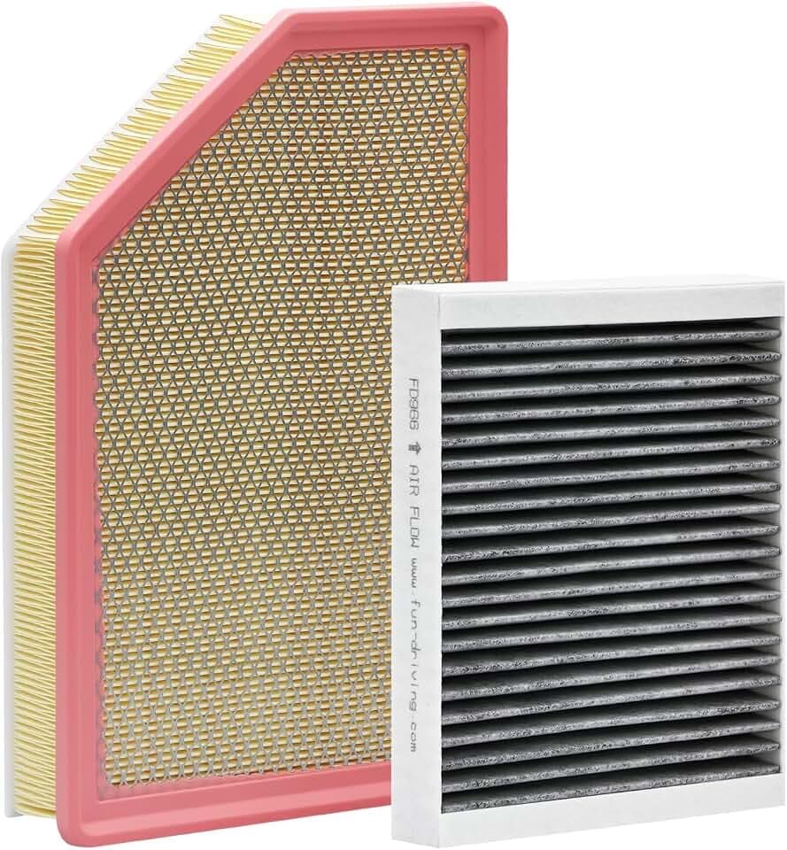 BU966-12779 Cabin and Engine Air Filters for Silverado 2500/3500 HD,Sierra