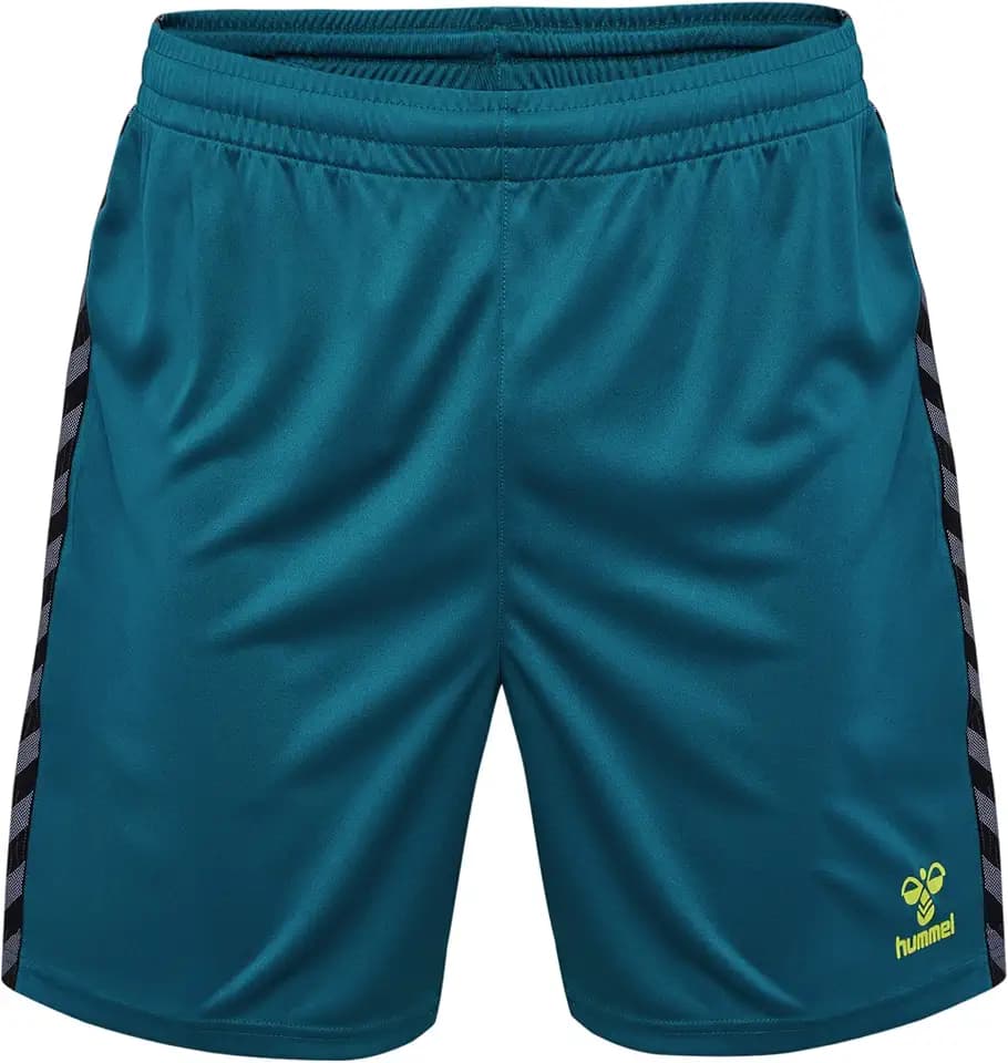 hummel Authentic PL Sport Shorts Herren - Kurze Sporthose & Trainingshose mit Verstellbarem Kordelzug im Hosenbund - Hose aus 100% Recyceltem Polyester - Atmungsaktiv & Schnelltrocknend