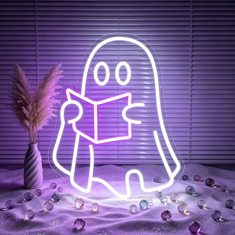 Ghost Neon Sign for Wall Decor Led Neon Lights Signs Led Light Signs