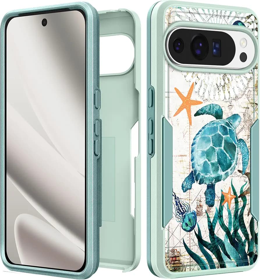 for Google Pixel 10 Pro XL Phone Case Heavy Duty Protective,Turtle