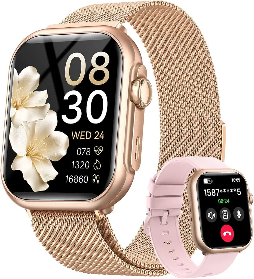 Smart Watch for Women for iPhone Android:1.85" Smartwatch Fitness Tracker