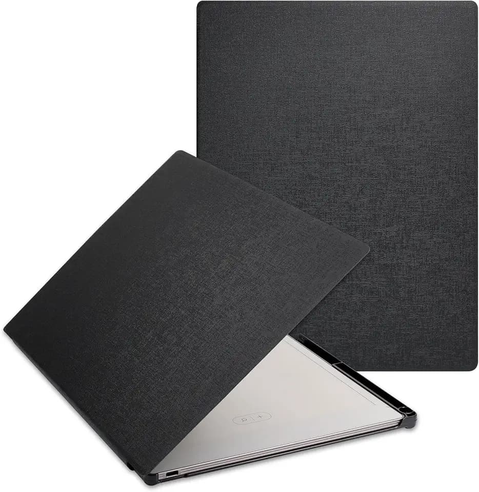 Case for Remarkable Paper Pro 11.8 Inch (2024 Released), Lightweight Hard Back Shell Protective Auto Sleep/Wake Book Folio Cover with Built-in Pen Holder, Black_1