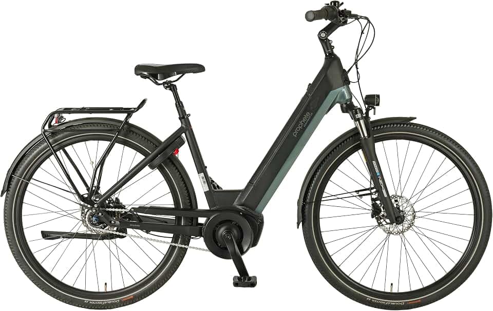 Prophete Geniesser 4.0 City E-Bike 28 Zoll - 540Wh - Integrierter Akku - Mittelmotor AEG - 7-Gang Nabenschaltung - HDY. Scheibenbremse - Rahmenhöhe 48 cm