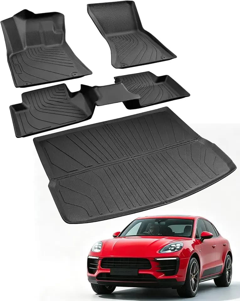 Car Floor Mats for Porsche Macan 2014-2025 2026 4PCS Full Set Not for EV