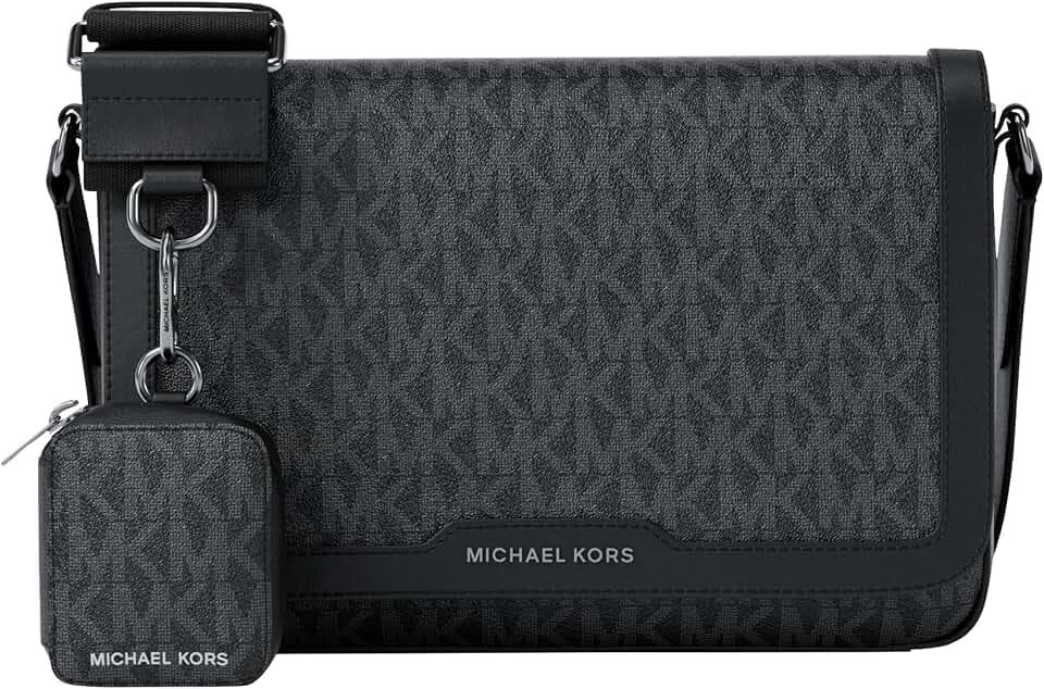 Michael Kors Men's Hudson Mini Flap Crossbody With Pouch