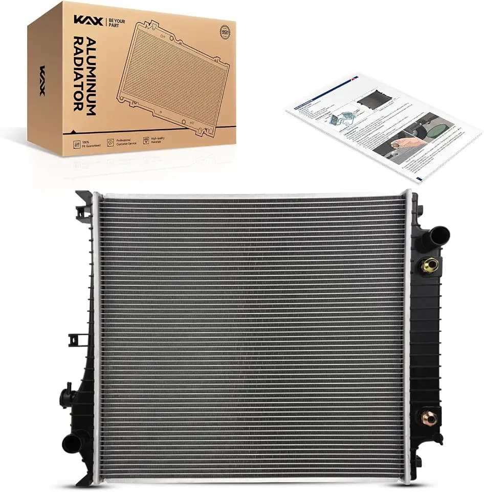 KAX CU2952 Car Engine Radiator, Compatible with 2007-2010 Explorer, 2007-2010 Explorer Sport Trac, 2007-2010 Mountaineer