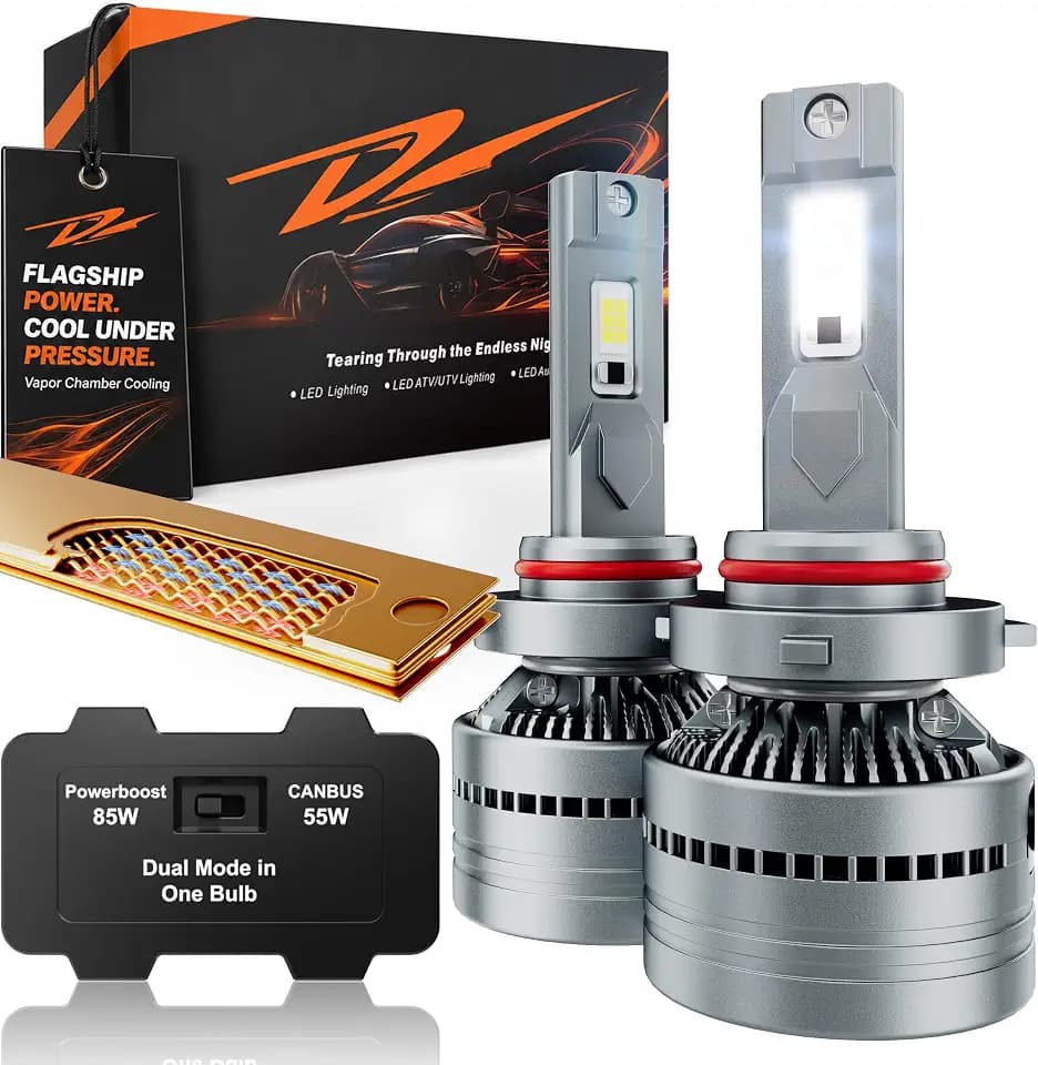 LUXSTER 9005 HB3 Dracarys 100000lm Dual Power LED Bulbs 6000K (2 Pack)