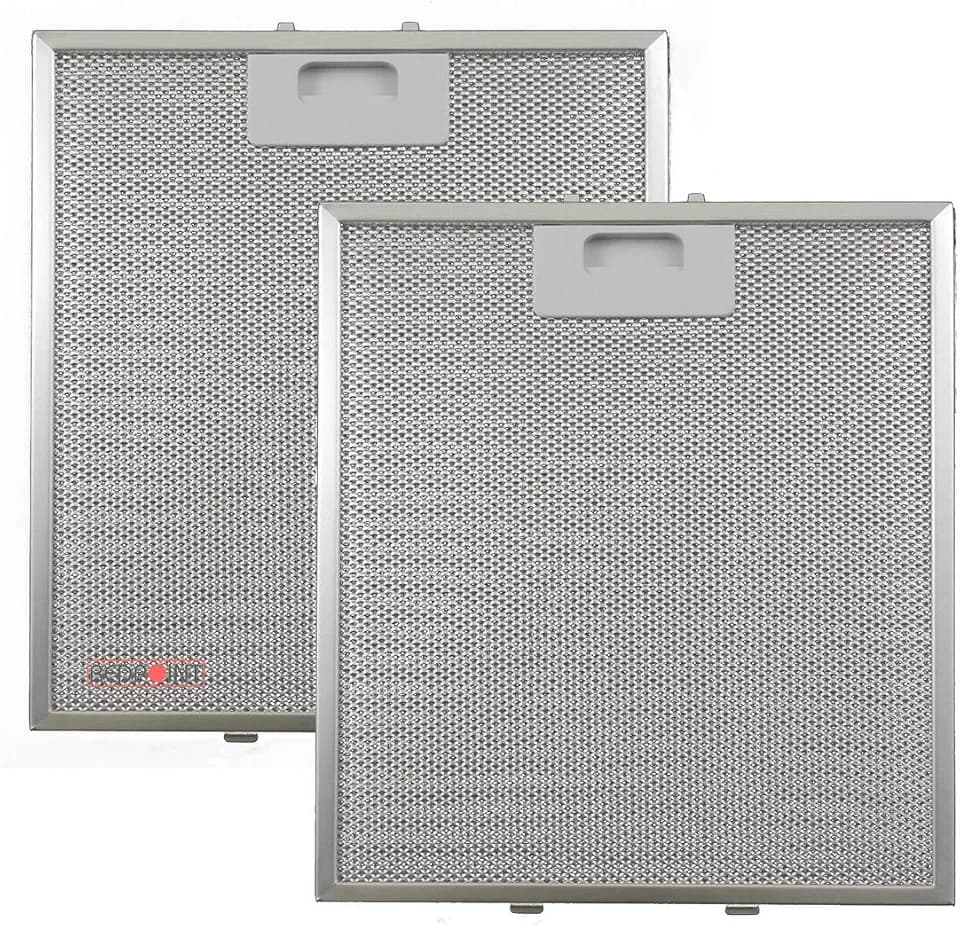Kit 2 Stück Aluminium-Fettfilter Austauschfilter Dunstabzugshaube Für ELICA mm 267 x 305 x 9
