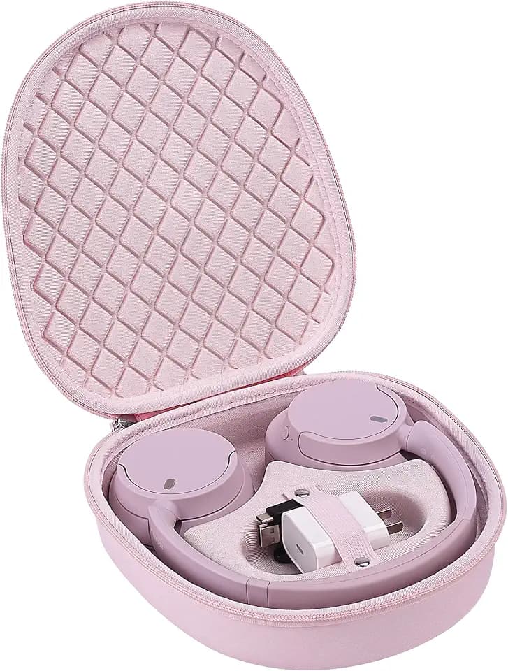 Hard Headphone Case for Sony WH-CH720N / Soundcore by Anker Q20i, Pink