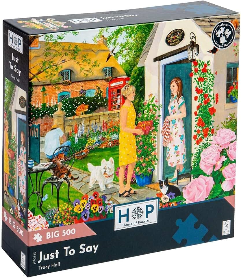 Das Haus der Puzzles Just to Say, großes 500-teiliges Puzzle
