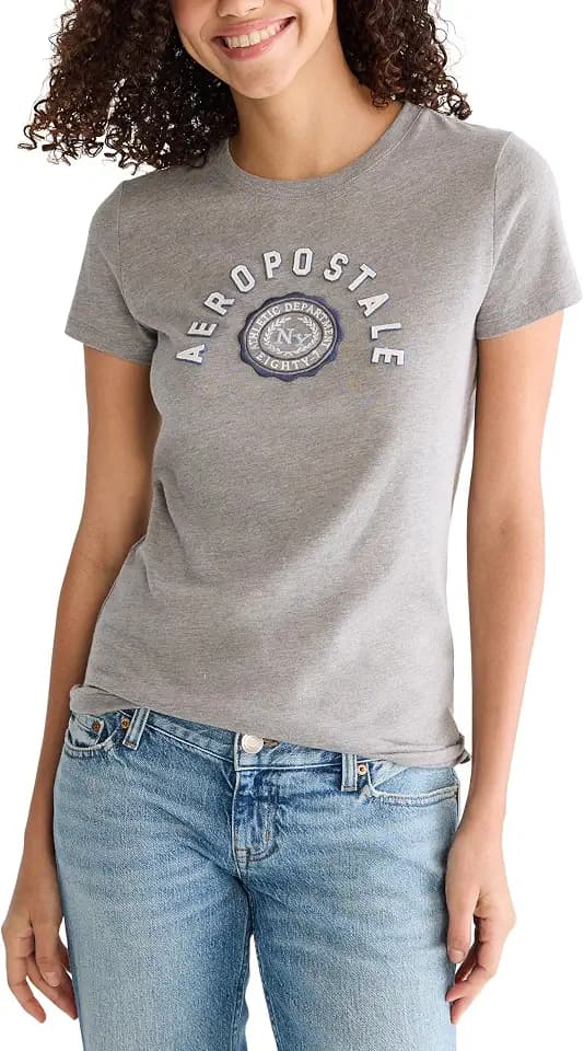 AEROPOSTALE Women's AEROPOSTALE Circle Crest Graphic Tee