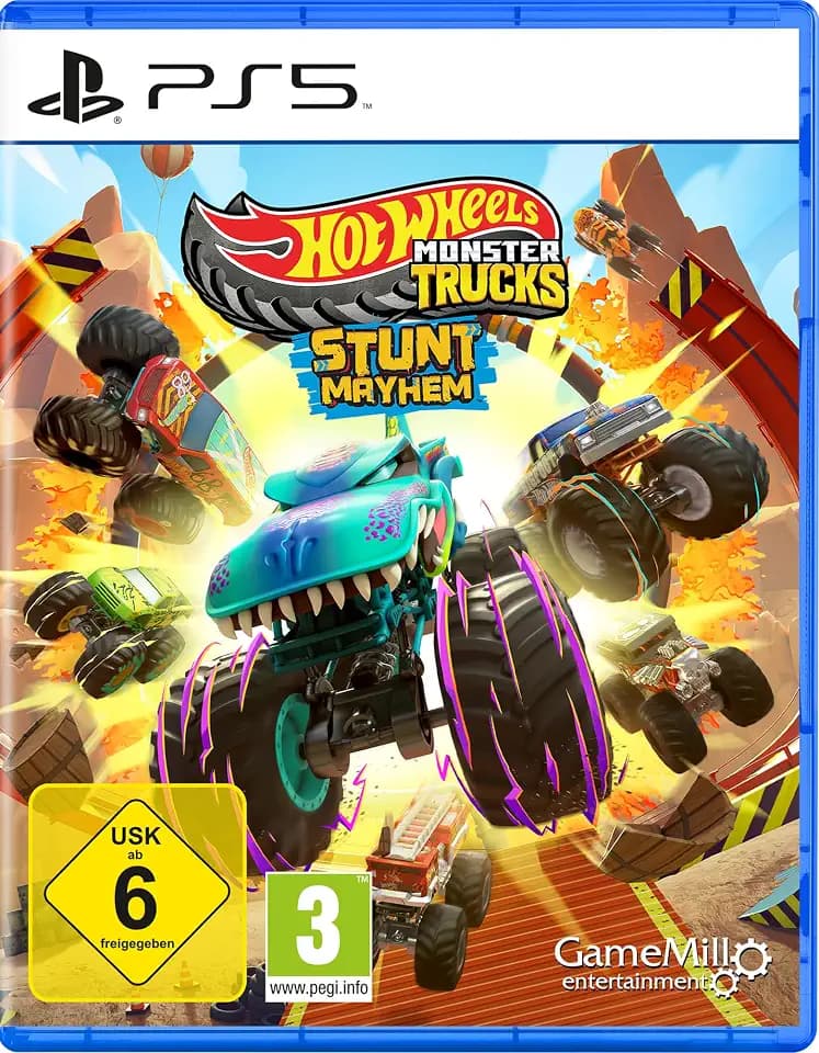 GameMill Entertainment, LLC Hot Wheels Monster Trucks: Stunt Mayhem - [Playstation 5]