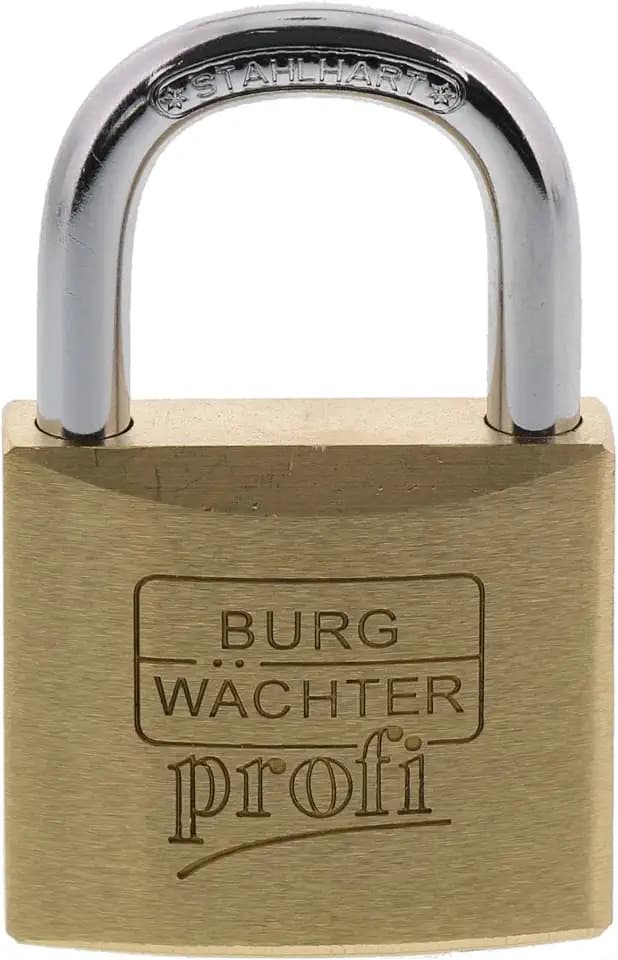 Burg-Wächter Vorhängeschloss, Profi 116 40 SB, Inkl. 2 Schlüssel, Bügelstärke: 6 mm