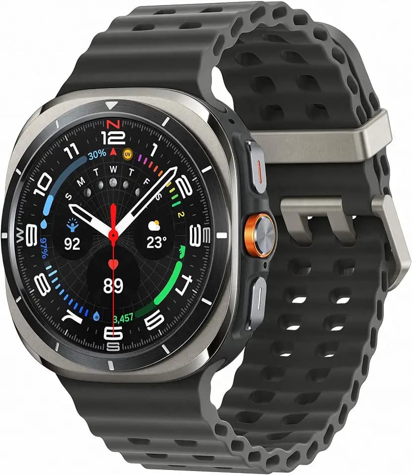 Samsung Galaxy Watch Ultra Smartwatch, Fitness-Uhr, Fitness Tracker und Aktivitätstracker, 47 mm, LTE, Titanium Silver, Inkl. 36 Monate Herstellergarantie