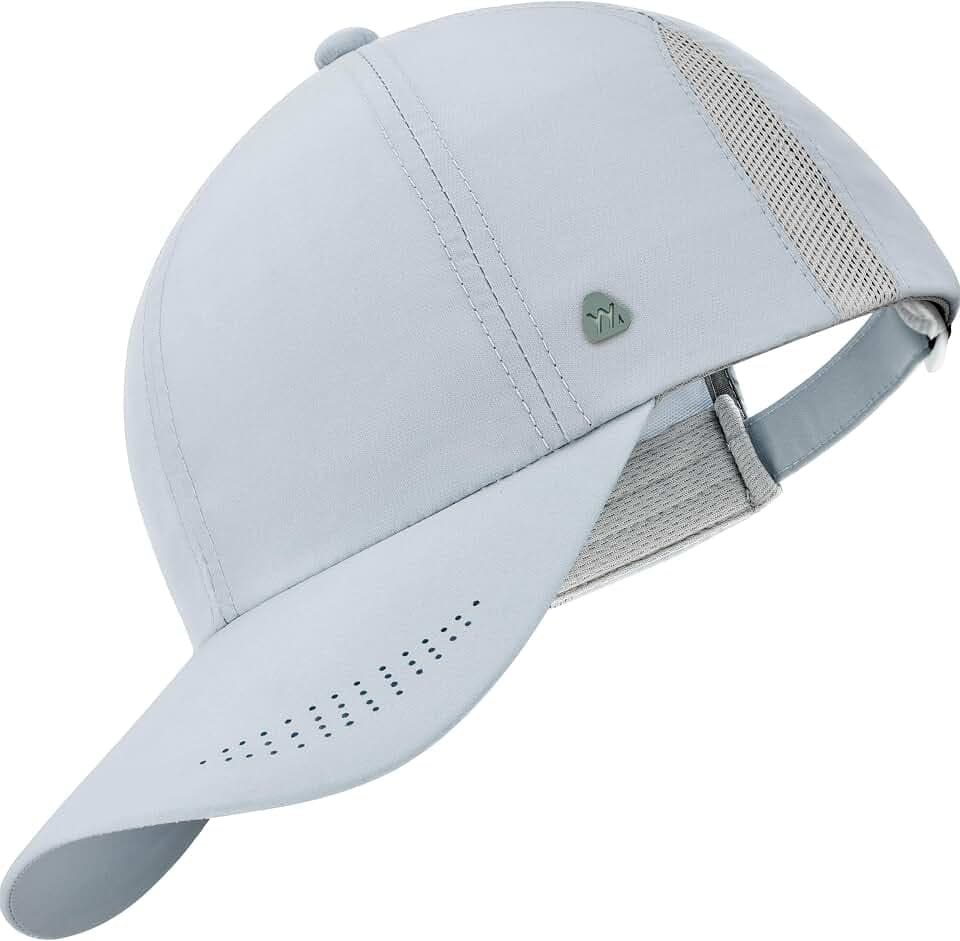 YANIKY Baseball Cap Herren Damen - Sommer Basecap mit UV-Schutz - Atmungsaktive Sport Kappe Outdoor Sonnenhut verstellbar Schnelltrocknend Running Hat