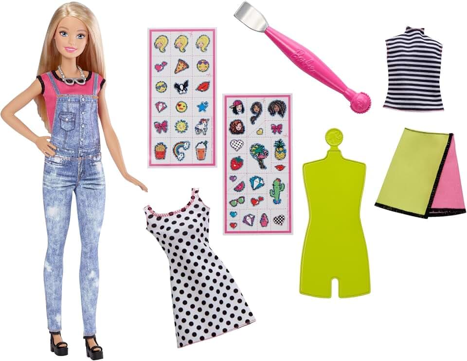 Barbie Mattel DYN93 - DIY Emoji Style Puppe