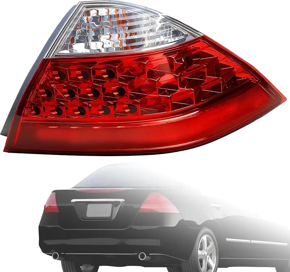 Tail Light Assembly Compatible With 06-07 Honda Accord Sedan