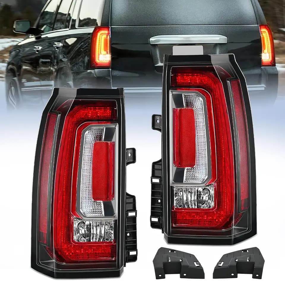 Nilight Taillight Assembly for 2015 2016 2017 2018 2019 2020 GMC Yukon XL