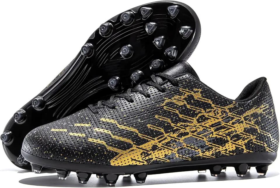 Unisex Lightweight Soccer Cleats Low Top Football Shoes