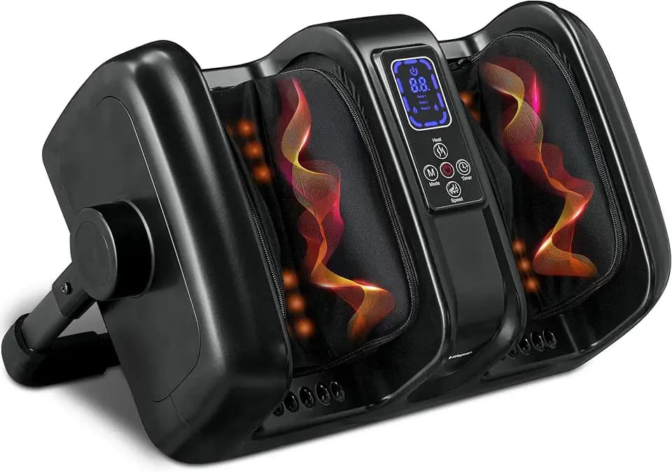 LifePro SoleSerene Foot Massager Shiatsu Heated Feet Massage Machine Device