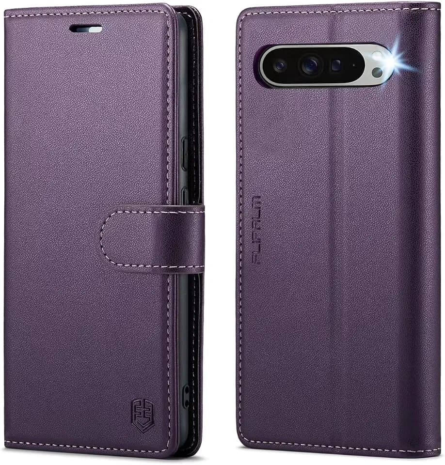 Wallet Case for Google Pixel 10 Pro XL 5G, Purple