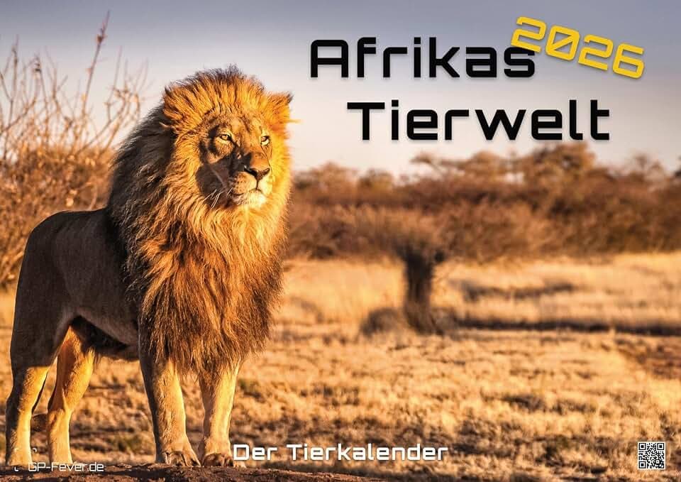 Afrikas Tierwelt - Der Tierkalender - 2026 - Kalender DIN A2: Der Wandkalender mit den schönsten Motiven Afrikas Tierwelt für das Jahr 2026 im extragroßen Format DIN A2 (ca. 60 x 42 cm)!