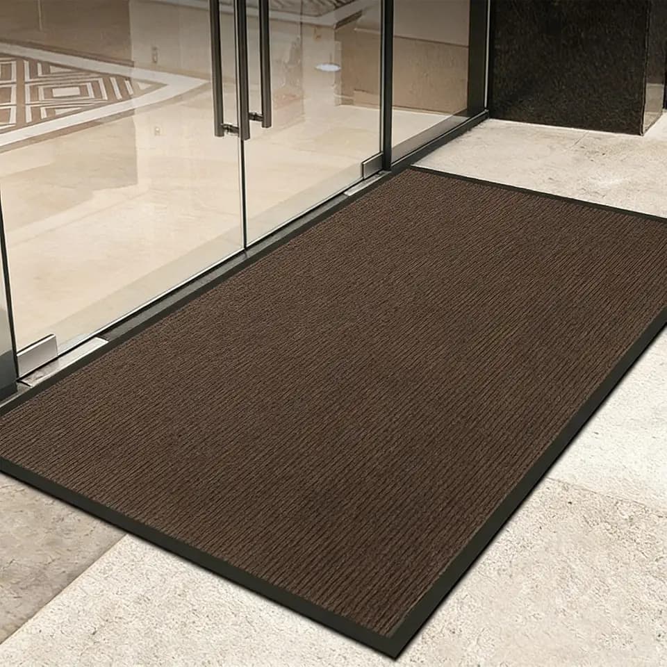 4' X 6' Brown Commercial Grade Door Mat Indoor Outdoor Entrance