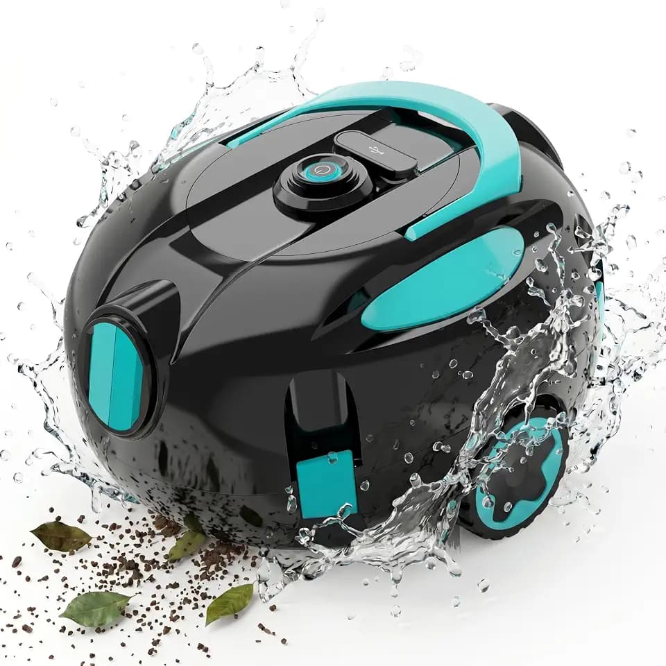 KKI Robotic Pool Cleaner, Automatcic Pool Vacuum Robot for inground Pool