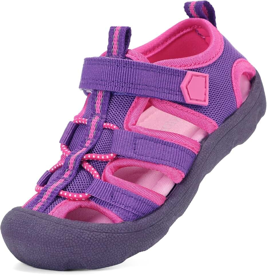Wide Toe Box Toddler Sandals Water Shoes Boys Girls Quick Dry Summer Beach