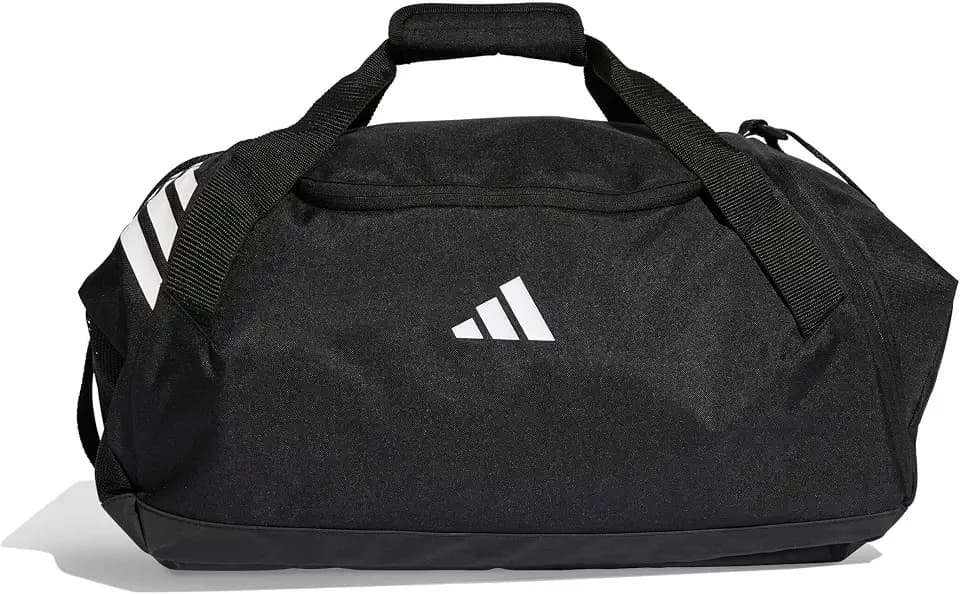 adidas Unisex Tiro Duffle Bag Medium Duffel Bag, Black/White, One Size