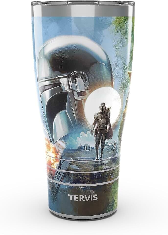 Tervis 30oz Stainless Steel Tumbler | Star Wars™ - Mando & Grogu Collage