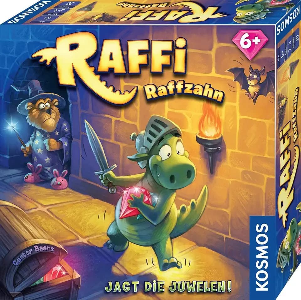 Kosmos Raffi Raffzahn - Jagt die Juwelen, für 2-4 Kinder ab 6 Jahren